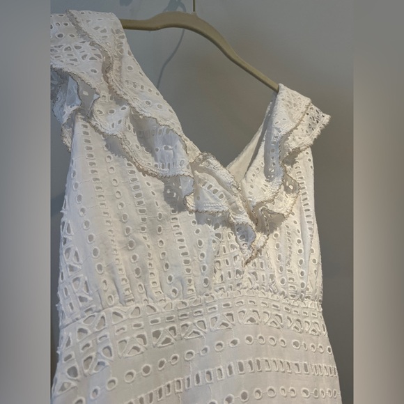 Poupette St. Barth White Eyelet Ruffle Dress - Picture 5 of 5